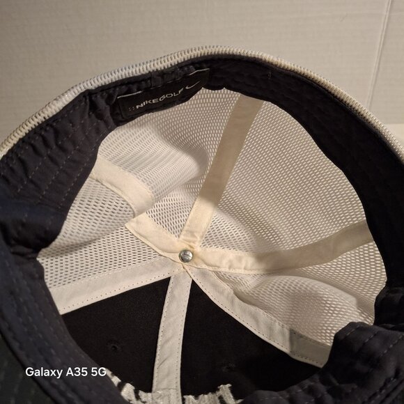 Jim Beam Nike Golf Adjustable Mesh Trucker Hat White & Black - Picture 3 of 6